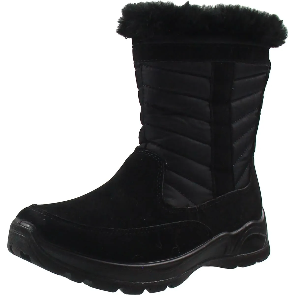 Frazer Womens Faux Fur Lined Faux Suede Winter & Snow Boots