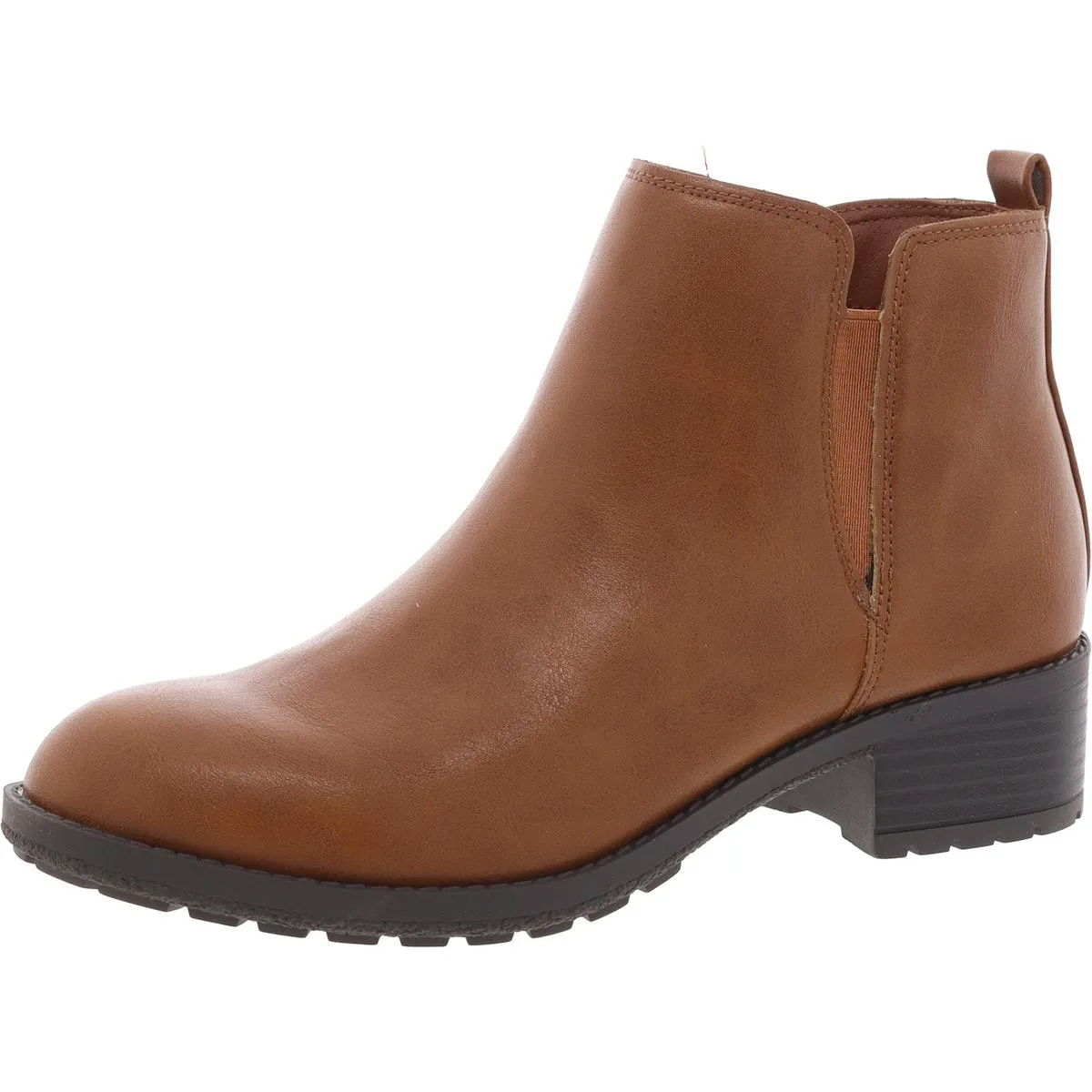Garenrr Womens Zipper Man Made Ankle Boots