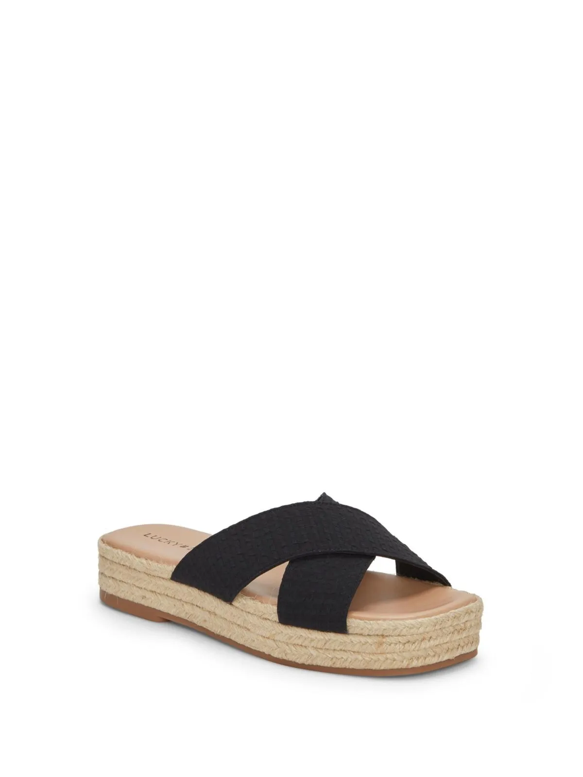 Gayte Womens Printed Slip On Flatform Sandals