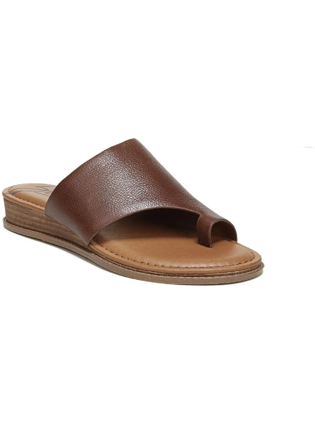 Giada Womens Toe Loop Slip On Slide Sandals