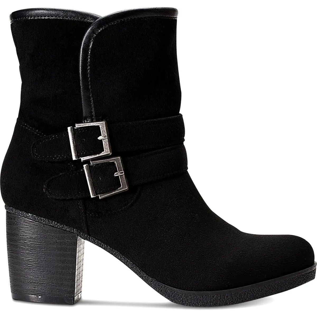 GiGii Womens Faux Suede Ankle Booties