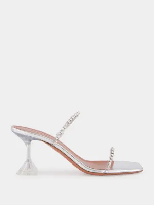 Gilda Glass Slipper with Crystal Straps