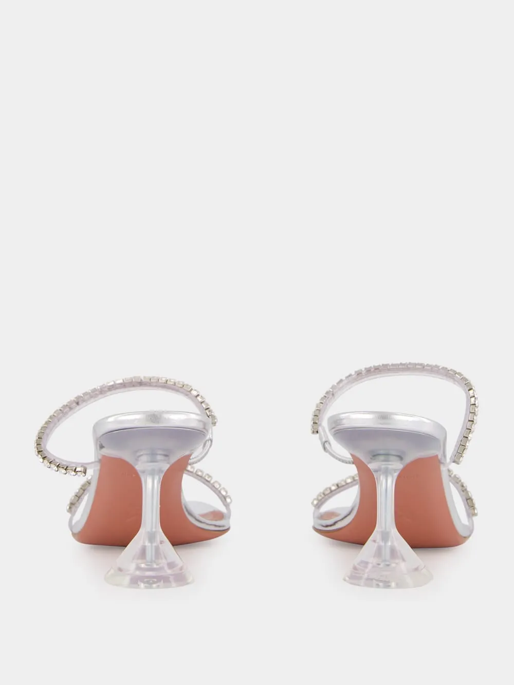 Gilda Glass Slipper with Crystal Straps