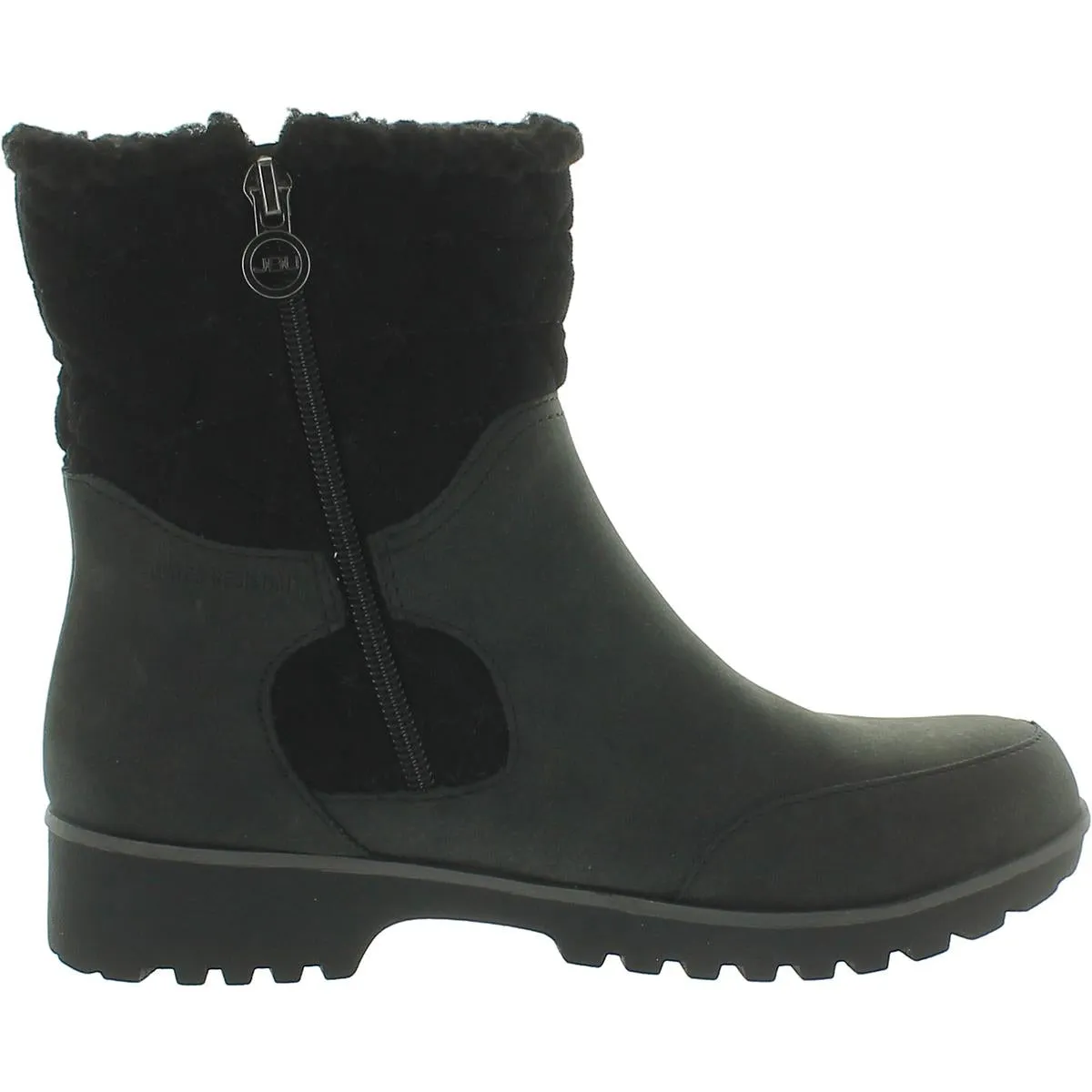 GLASGOW Womens Textile Faux Leather Waterproof & Weather Resistant