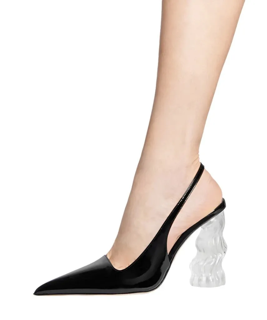 Glass 95 Slingbacks