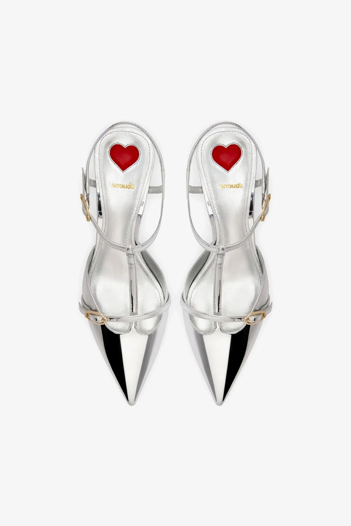 Grace Pump In Silver Specchio
