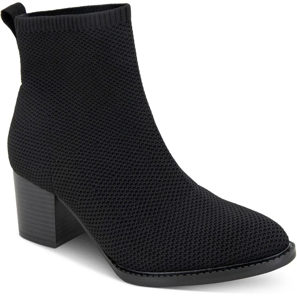 GRANTT Womens Knit Manmade Ankle Boots