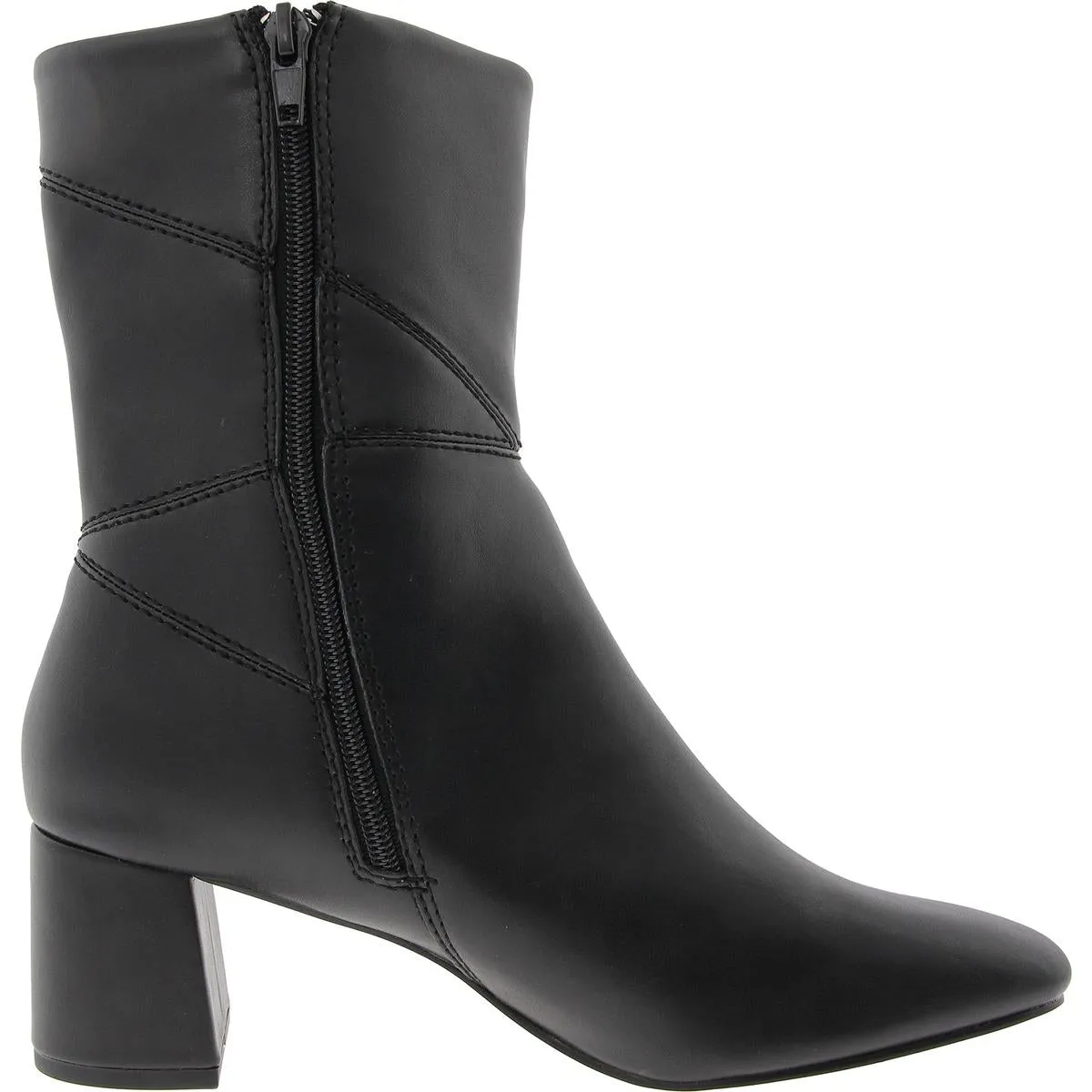 HARP Womens Zipper Manmade Mid-Calf Boots
