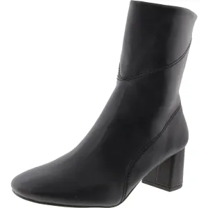 HARP Womens Zipper Manmade Mid-Calf Boots