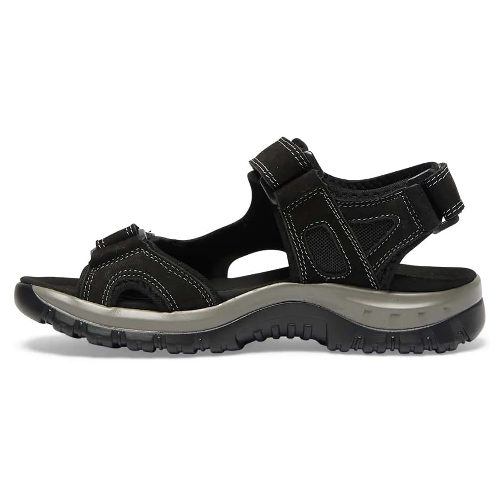 Harvey Sandal in Black