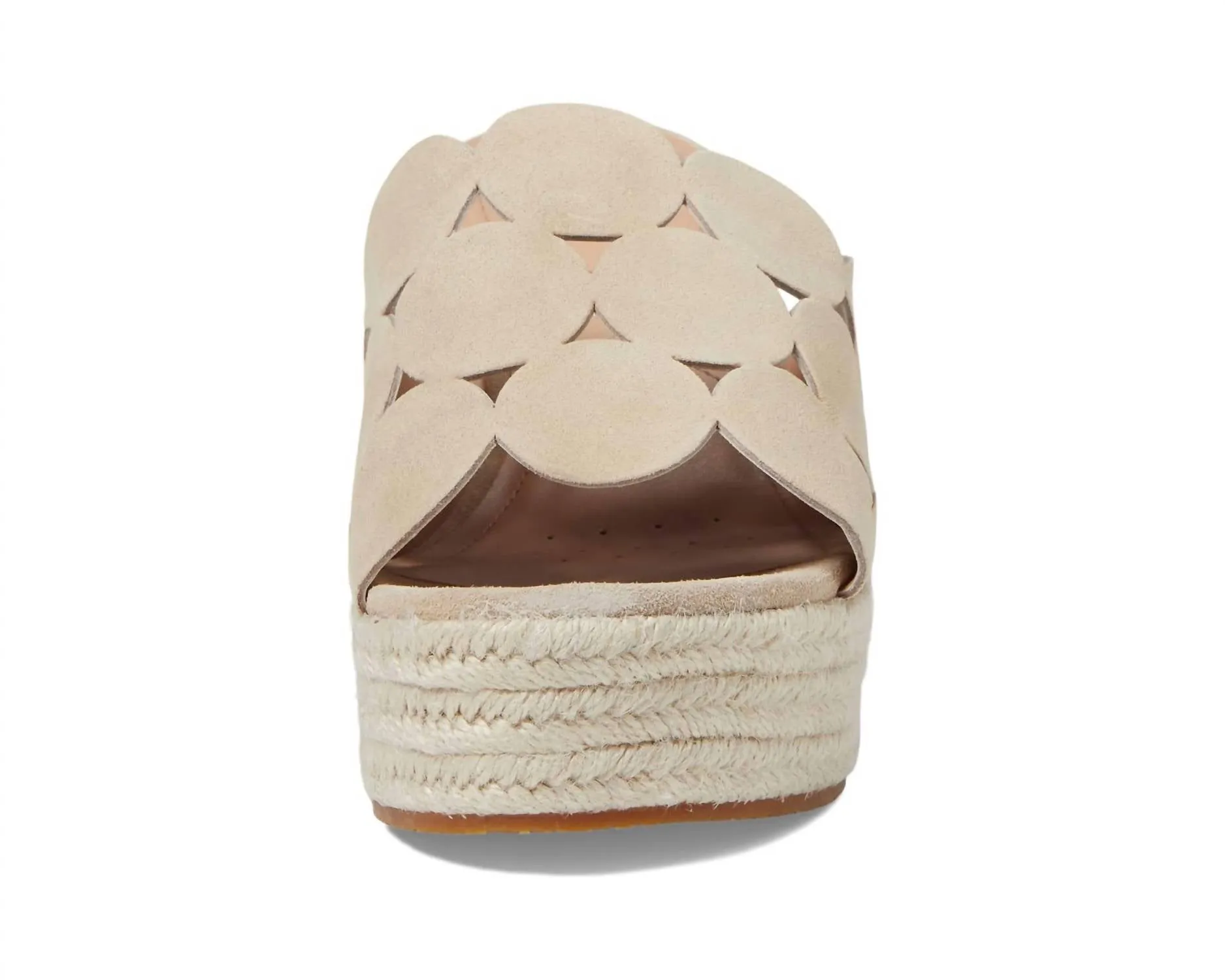 Helene Heeled Sandals In Sand Suede