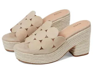 Helene Heeled Sandals In Sand Suede