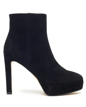 Helina Black Suede