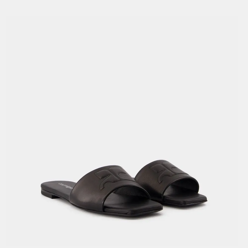 Heritage Shadow Sandals - Leather - Black
