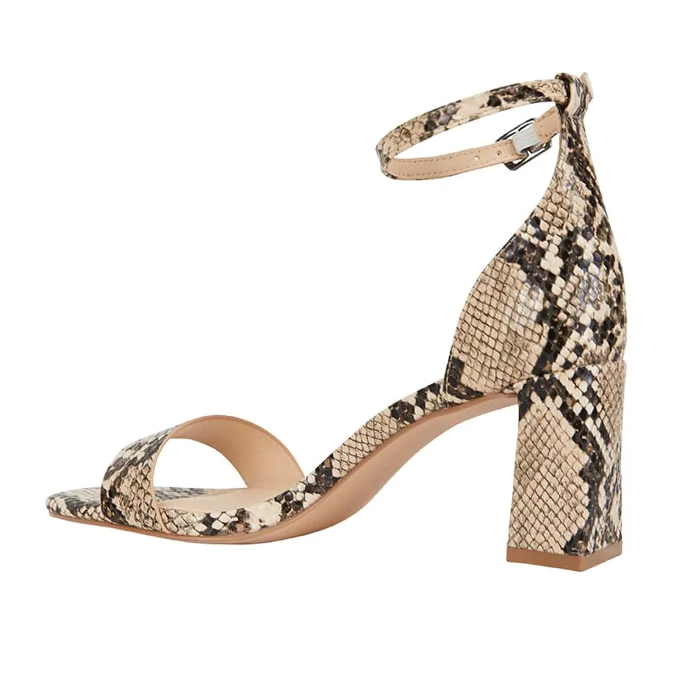Ida Heel in Natural Smooth