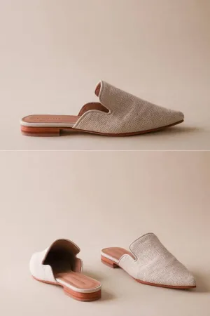Ilaria Slip On Sandal In Natural Jute