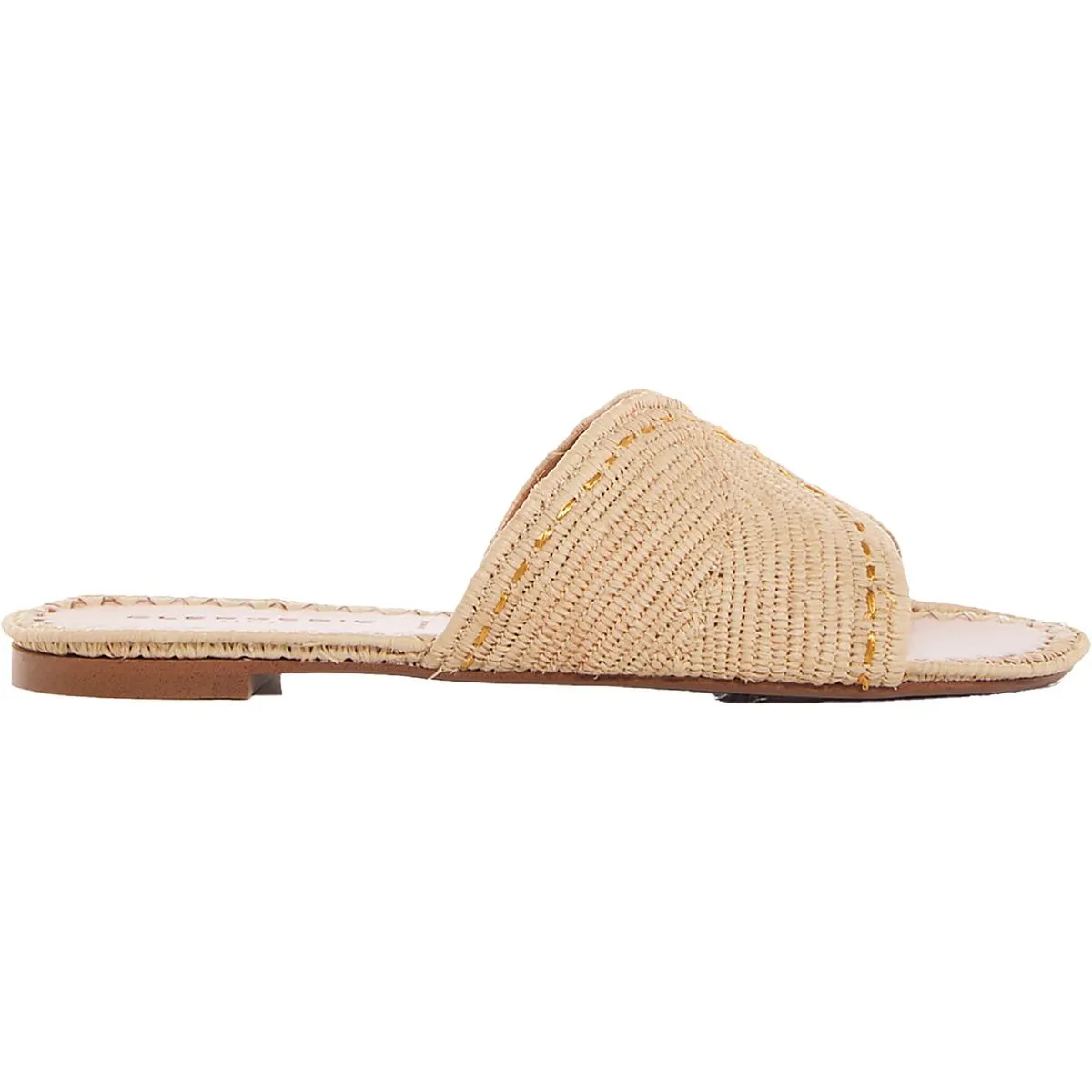 Ineni Womens Woven Manmade Slide Sandals