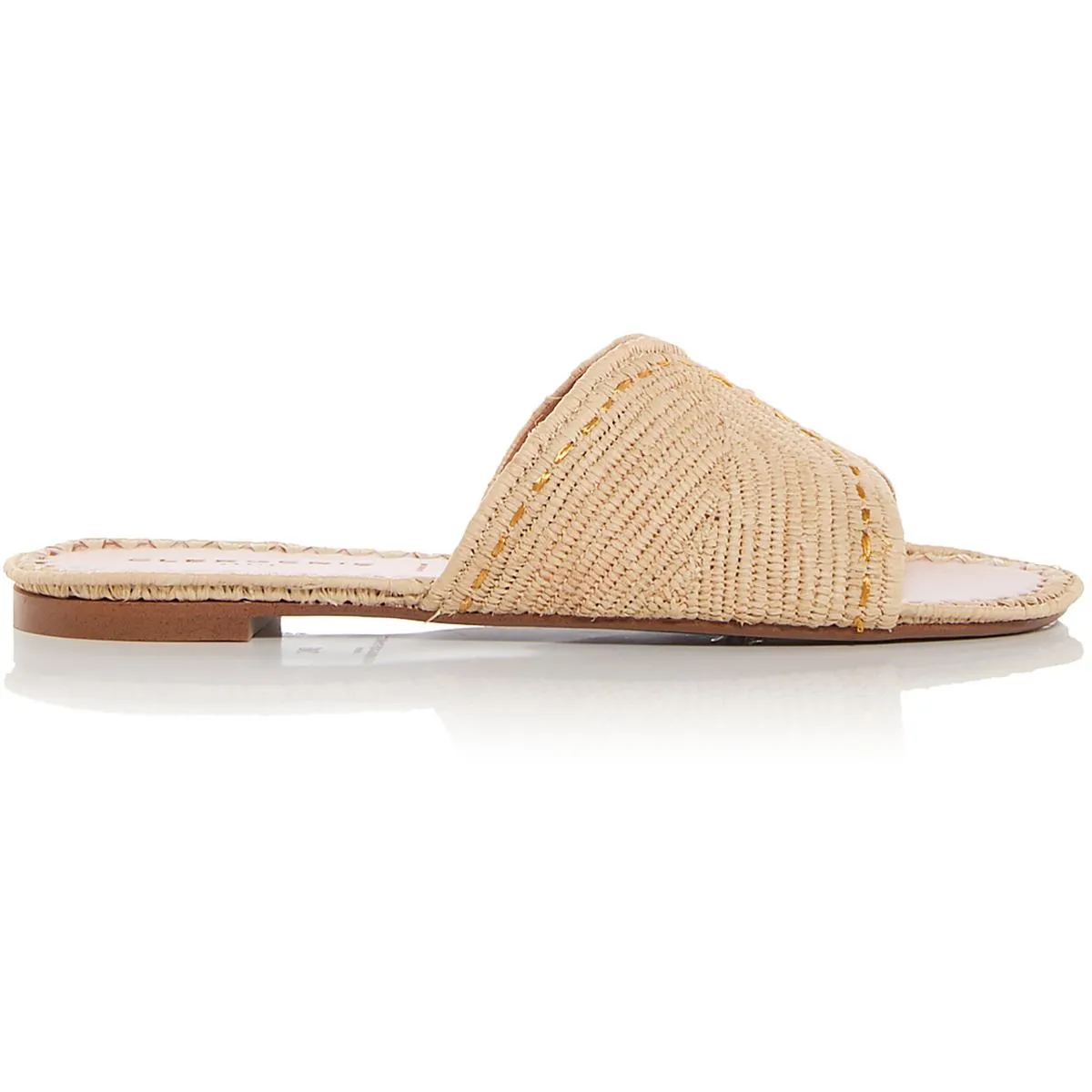 Ineni Womens Woven Manmade Slide Sandals