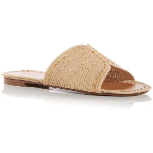 Ineni Womens Woven Manmade Slide Sandals