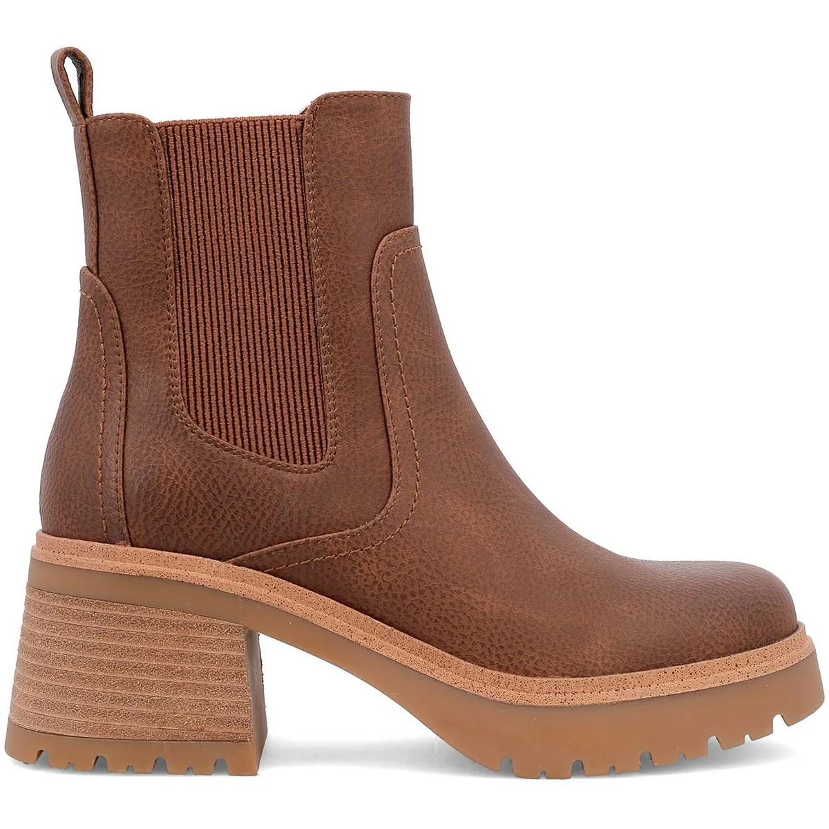 Irie Womens Stretch Faux Leather Booties