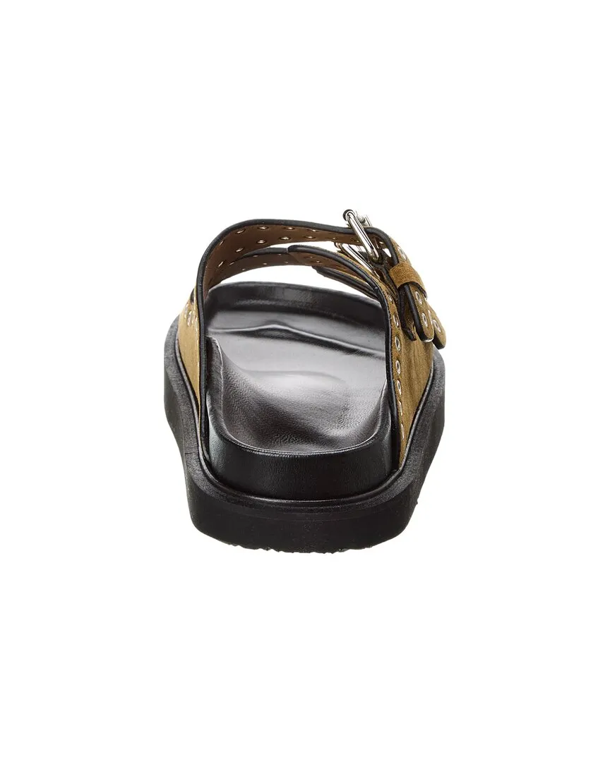 Isabel Marant Lennyo Suede Platform Sandal