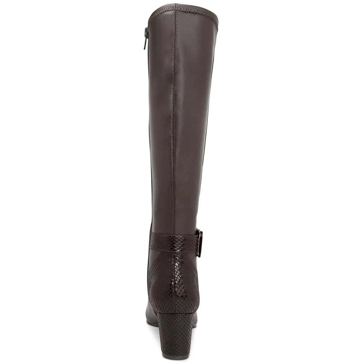 Isabell Womens Faux Leather Tall Knee-High Boots