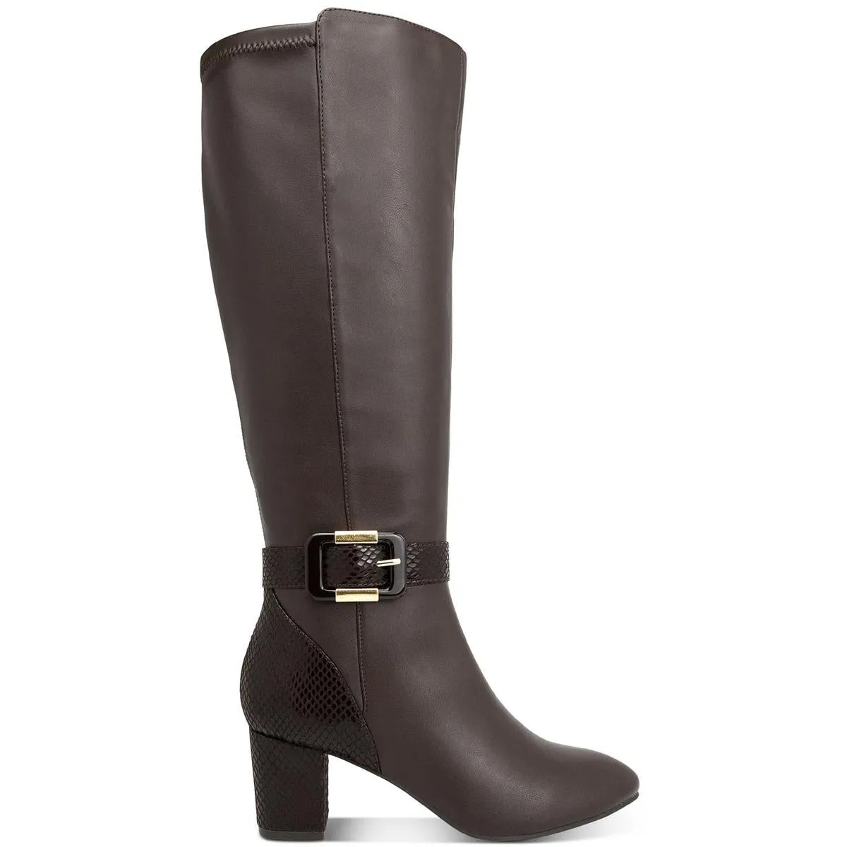 Isabell Womens Faux Leather Tall Knee-High Boots