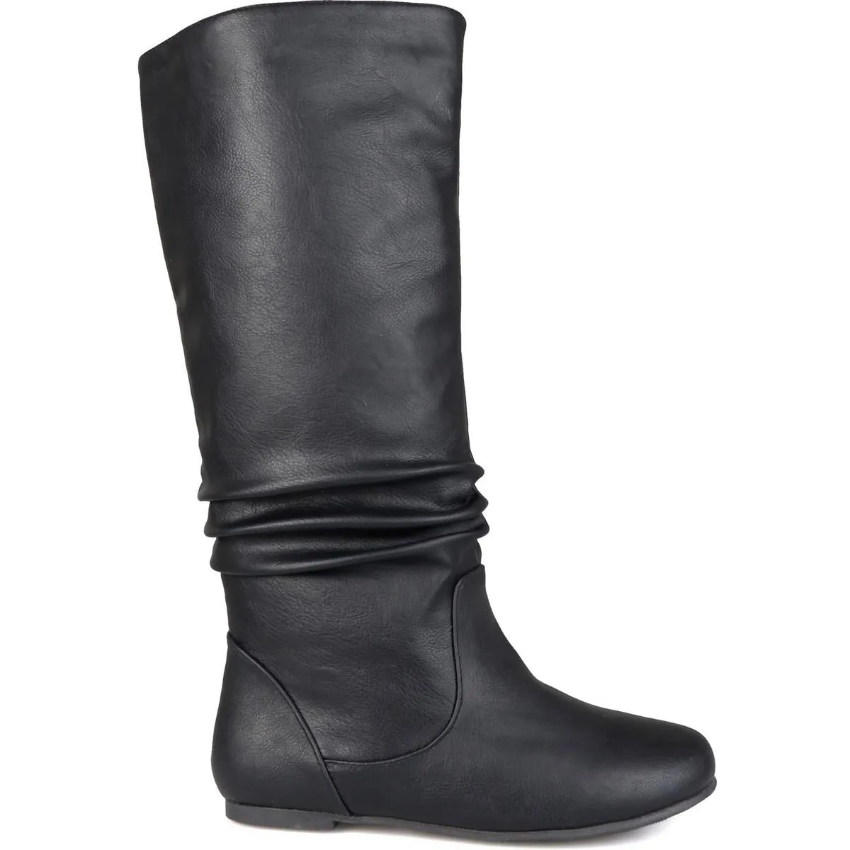 JAYNE Womens Leather Mid-Calf Boots