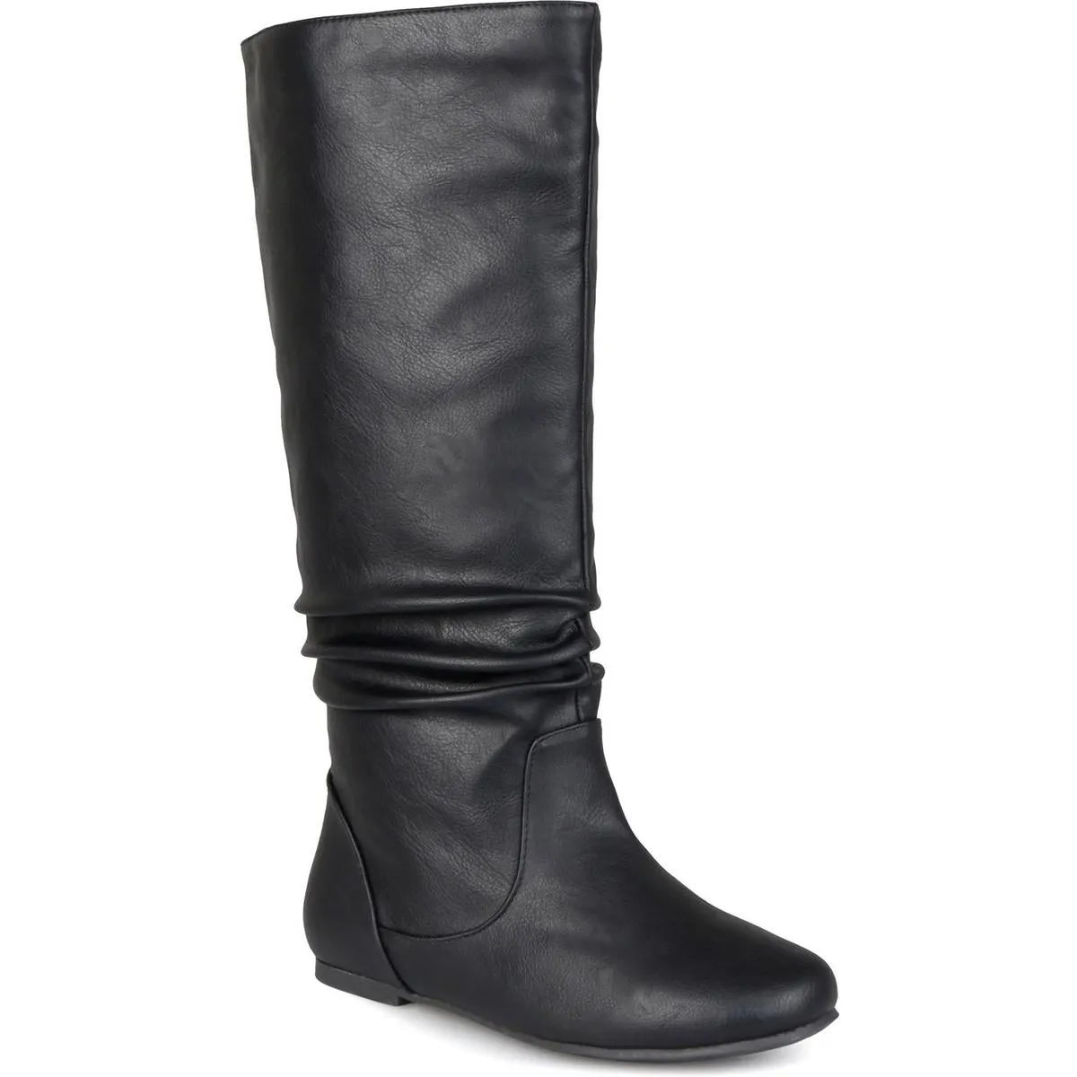 JAYNE Womens Leather Mid-Calf Boots