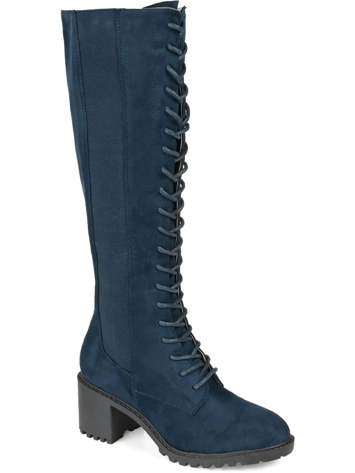 Jenicca Womens Faux Suede Mid-Calf Boots