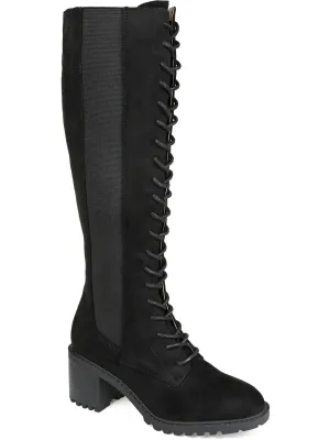 Jenicca Womens Faux Suede Mid-Calf Boots