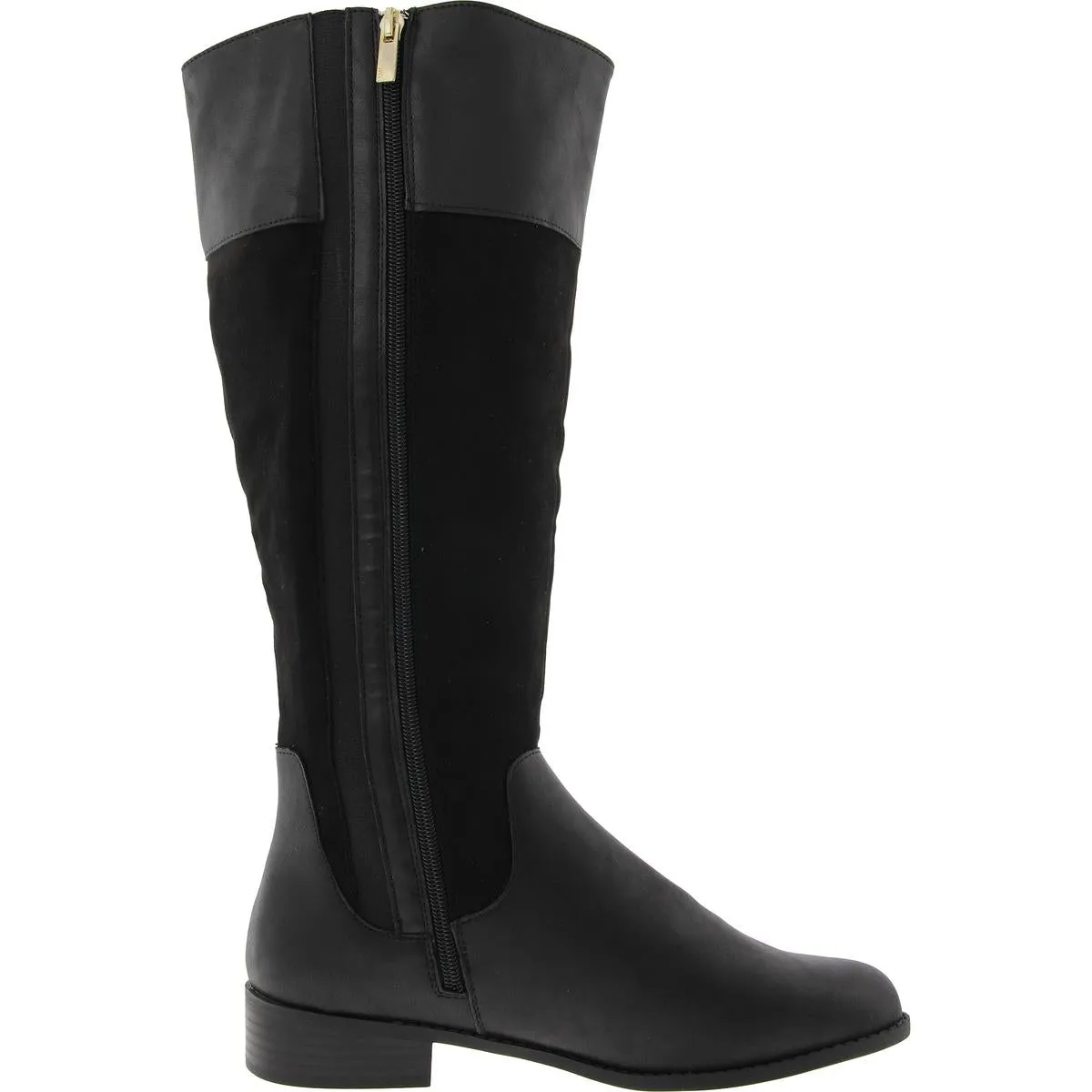 JNYLEODENN Womens Belted Manmade Knee-High Boots