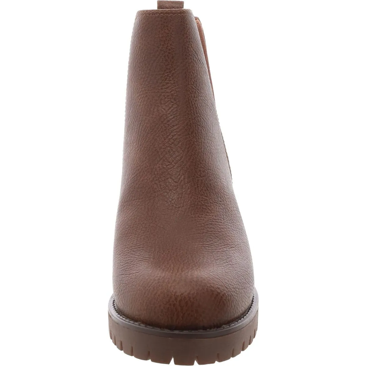 JODY Womens Faux Leather Pull On Ankle Boots