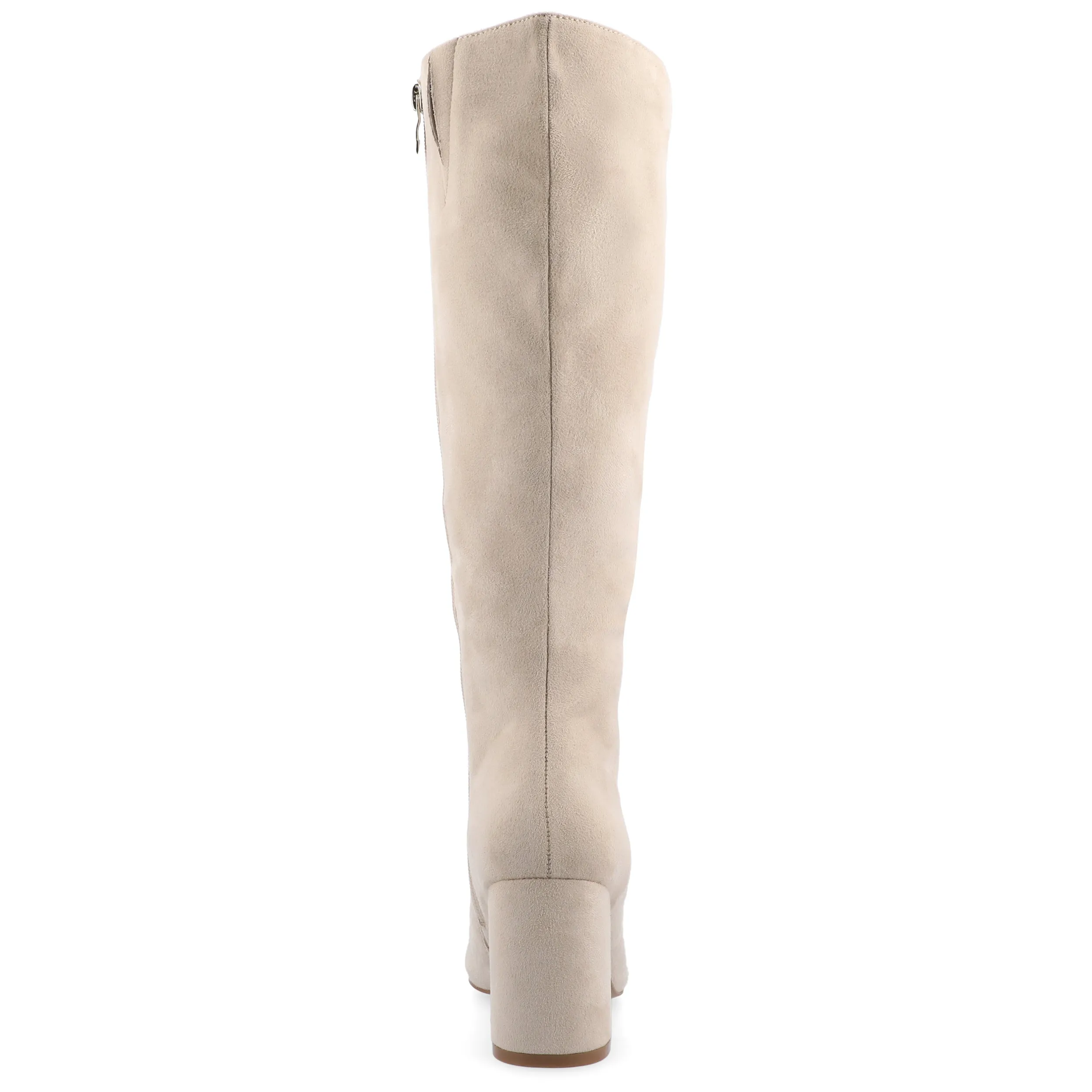 Journee Collection Wide Width Wide Calf Womens Ameylia Tru Comfort Foam Covered Block Heel Pointed Toe Boots