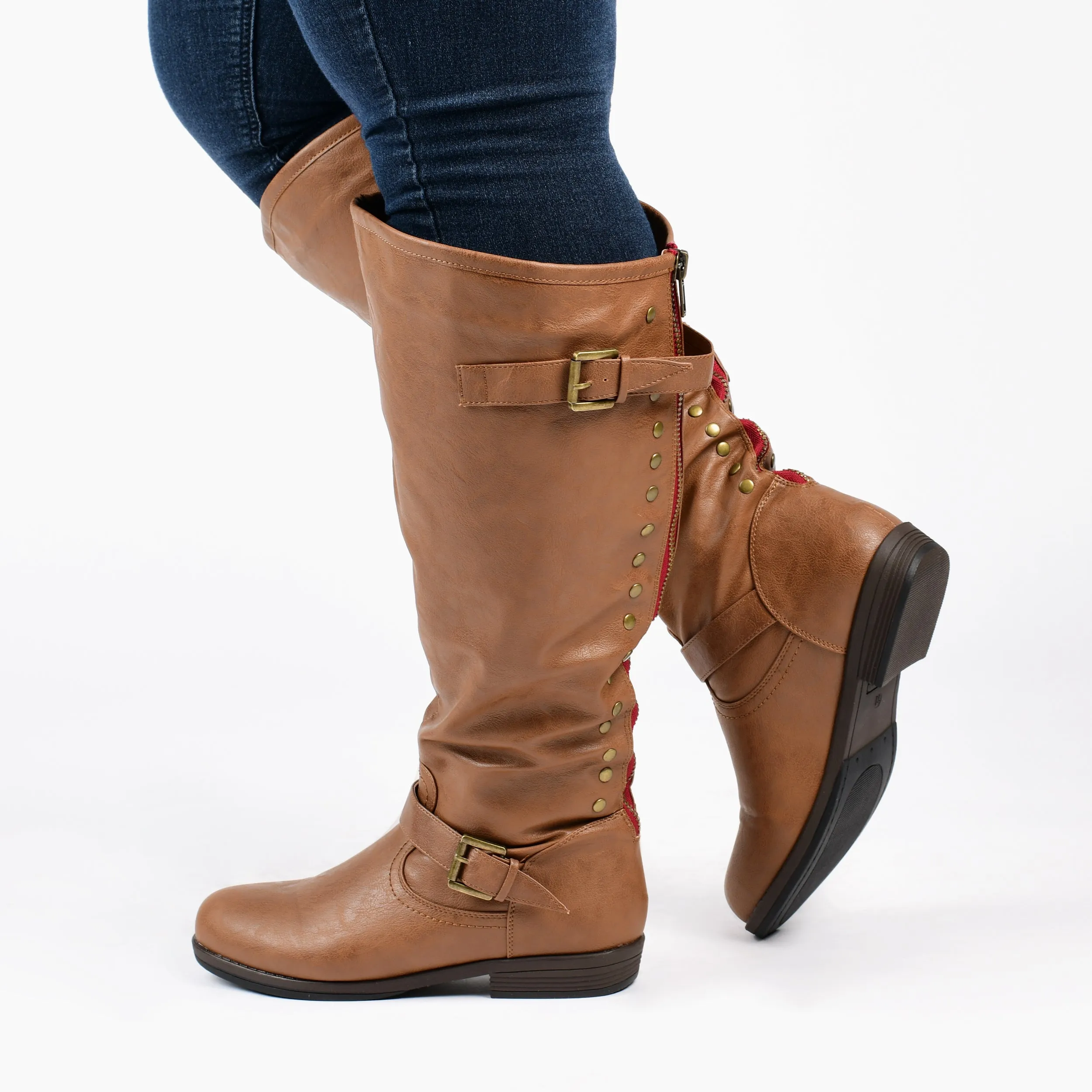 Journee Collection Women's Extra Wide Calf Spokane Boot