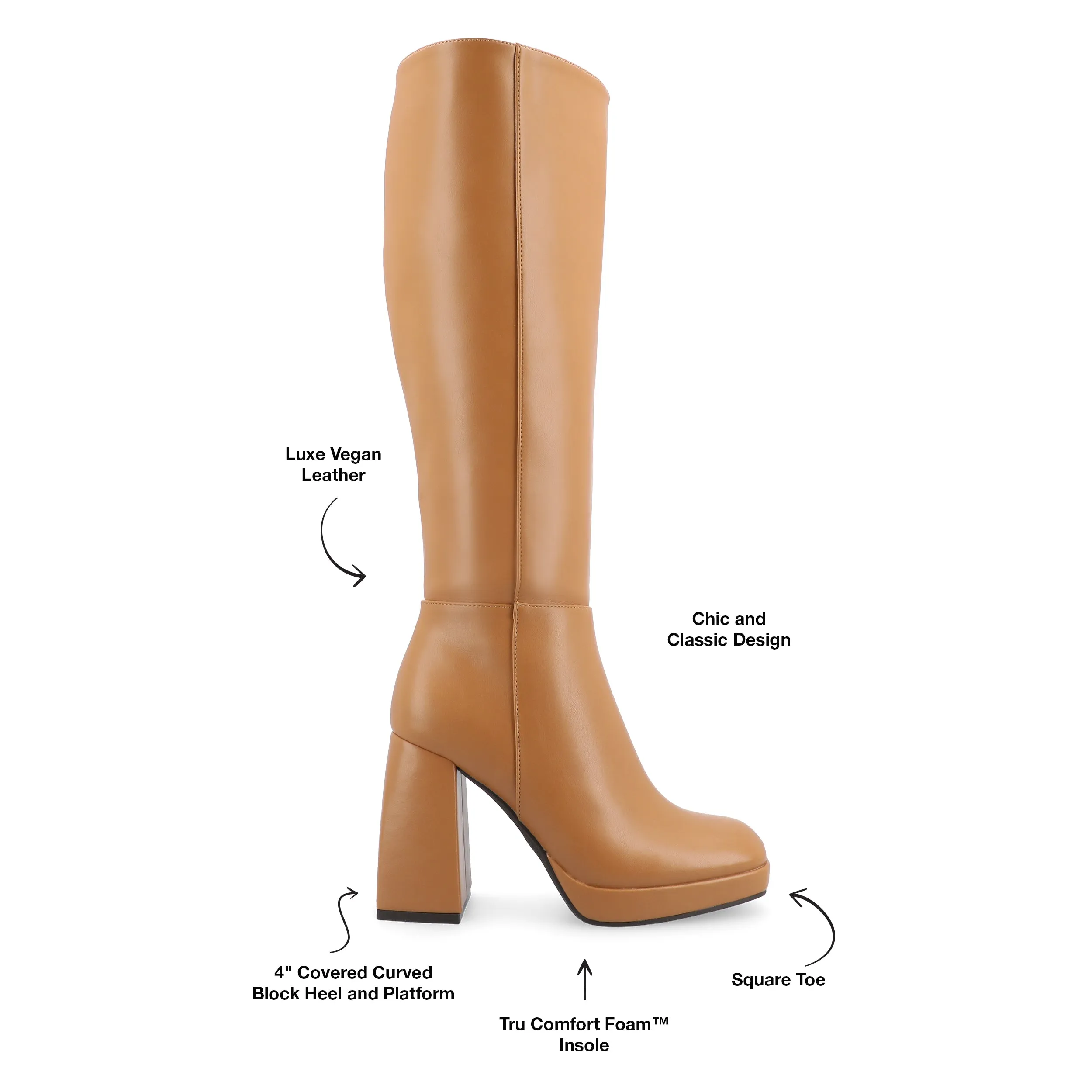 Journee Collection Women's Tru Comfort Foam Mylah Boots