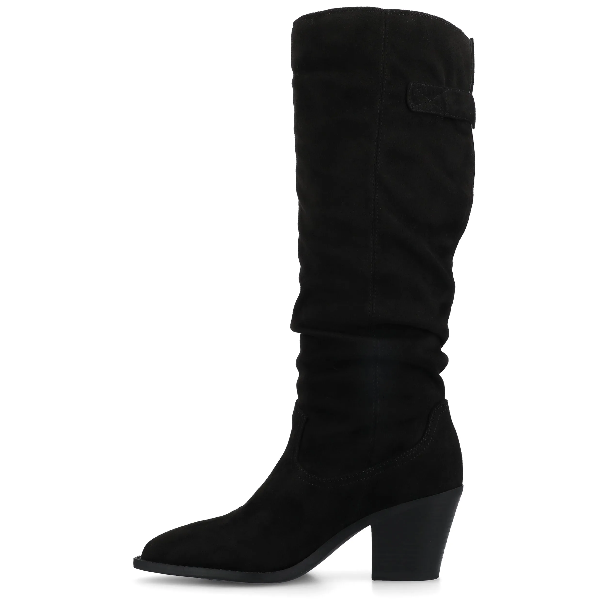 Journee Womens Kaleah Knee High Wide-Calf Slouchy Boots