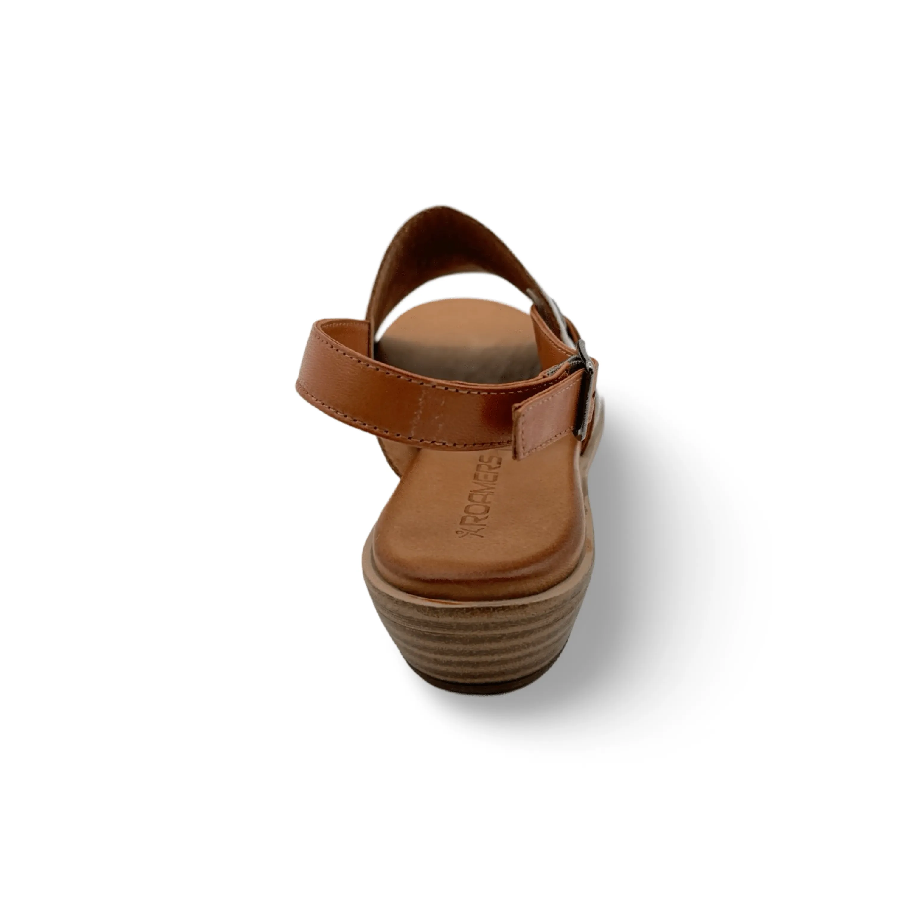 Jude White Leather Sandal