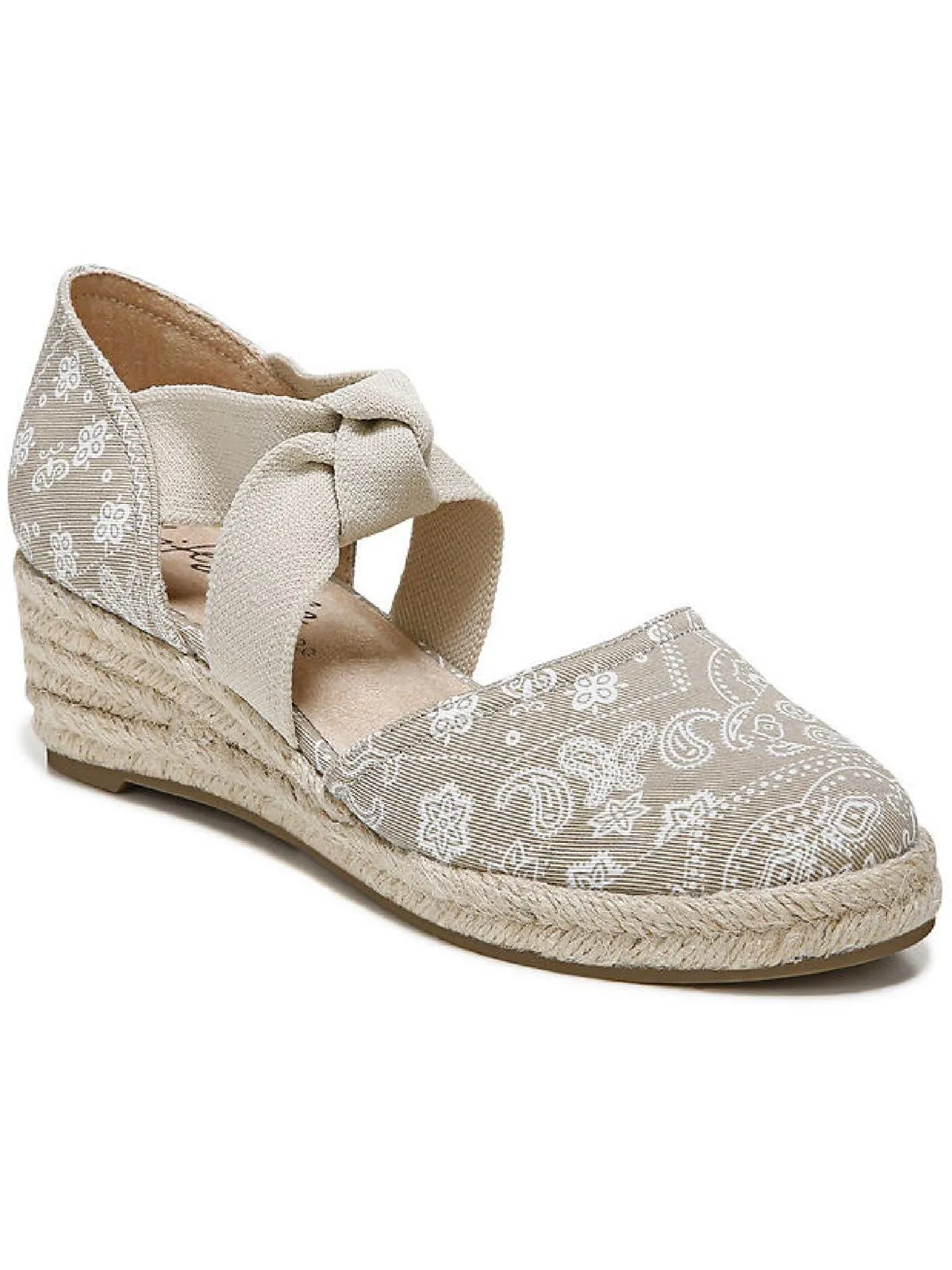Kascade Womens Canvas Strappy Espadrilles