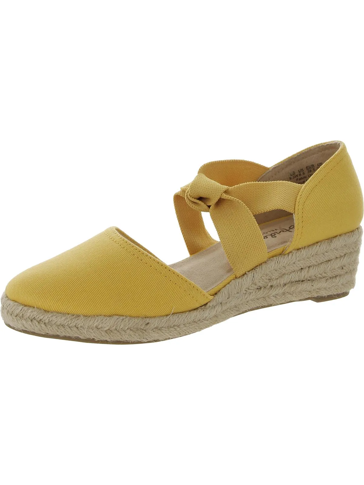 Kascade Womens Canvas Strappy Espadrilles
