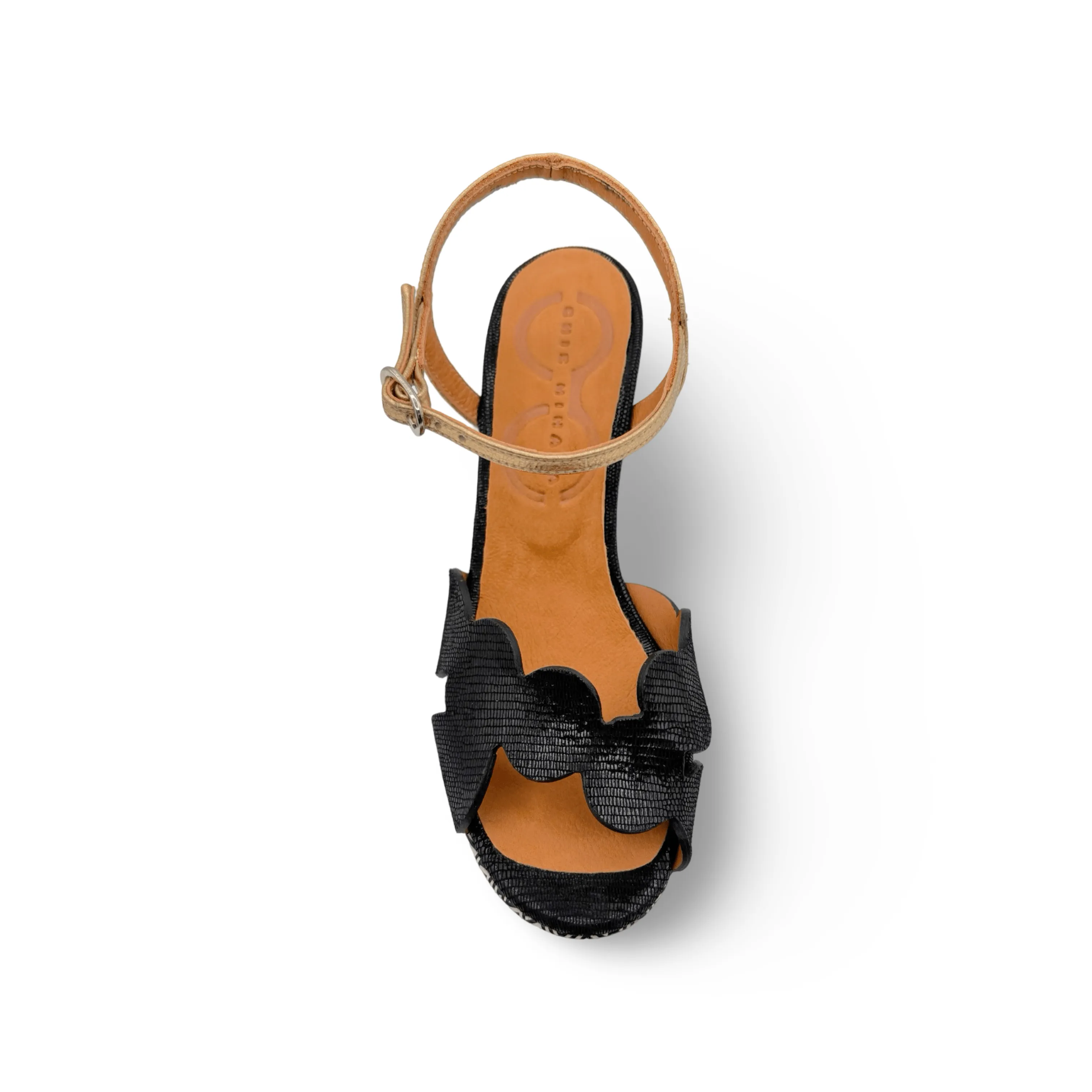 Kelis46 Black/Geo Sandal