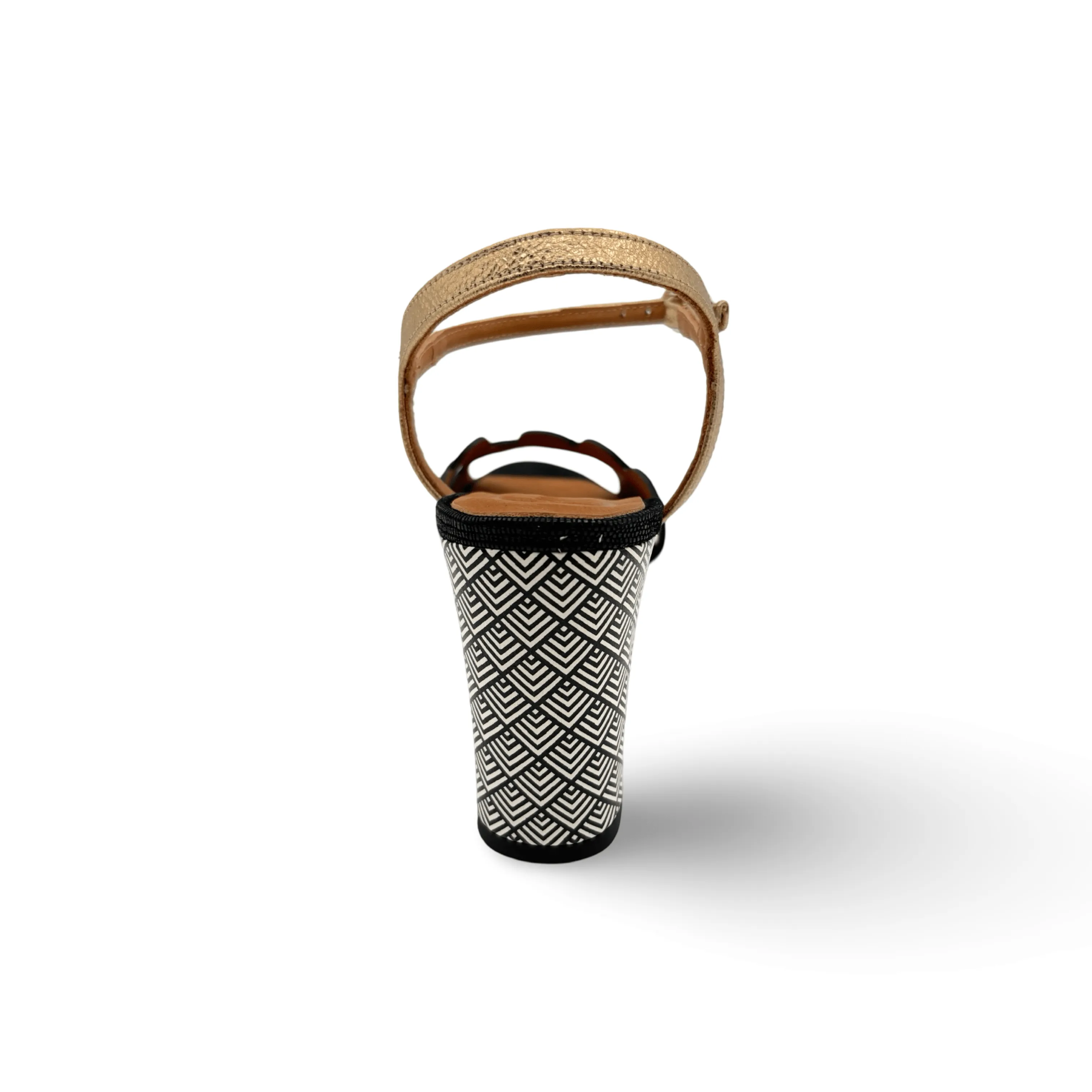Kelis46 Black/Geo Sandal