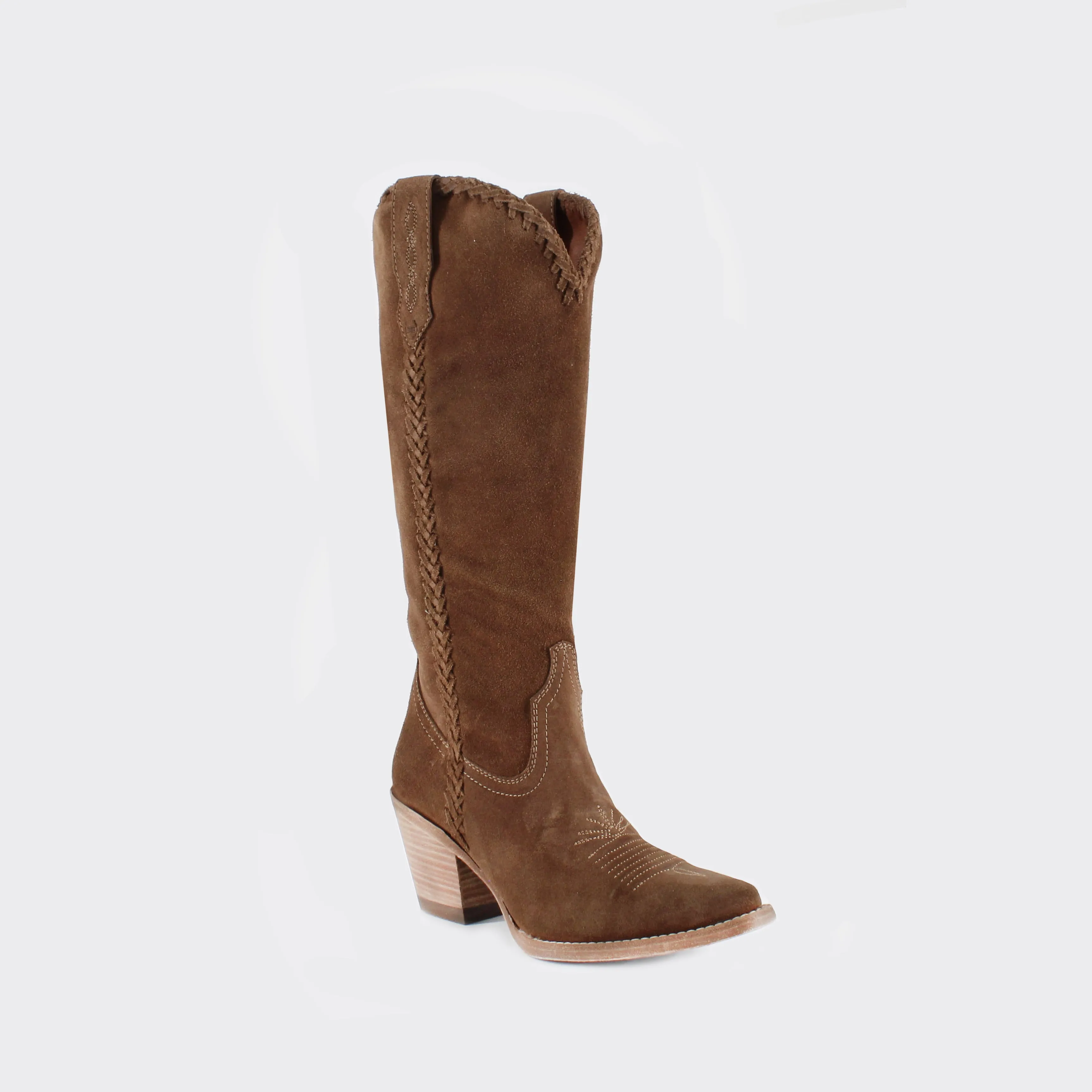 Kenia Cowgirl Leather Boots - Elegant Western Footwear By Buck & Brana ken