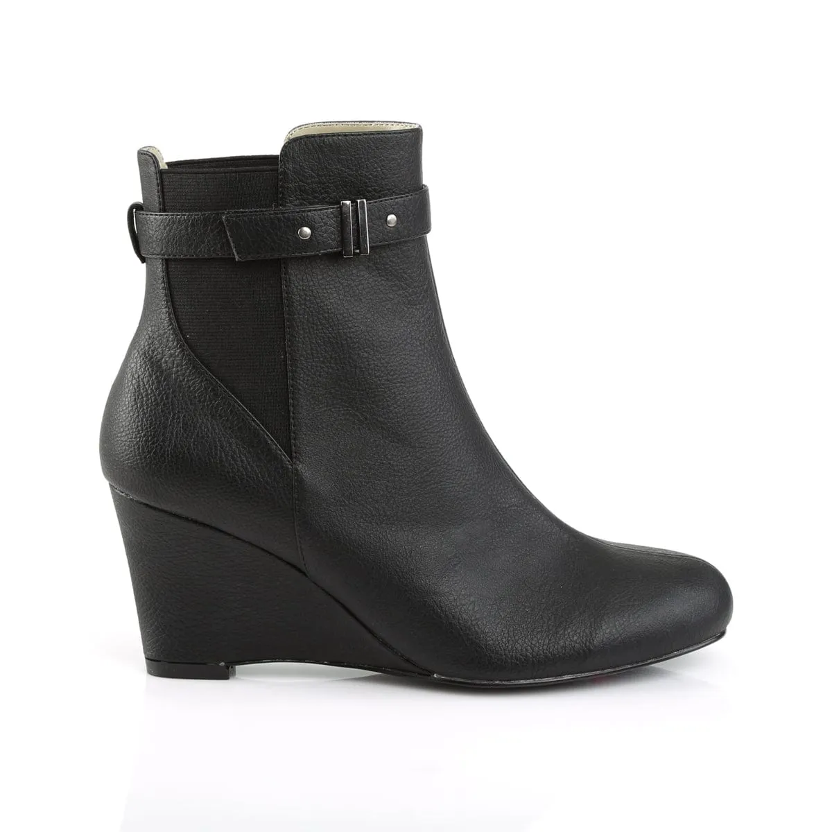 KIMBERLY-102 Black Faux Leather