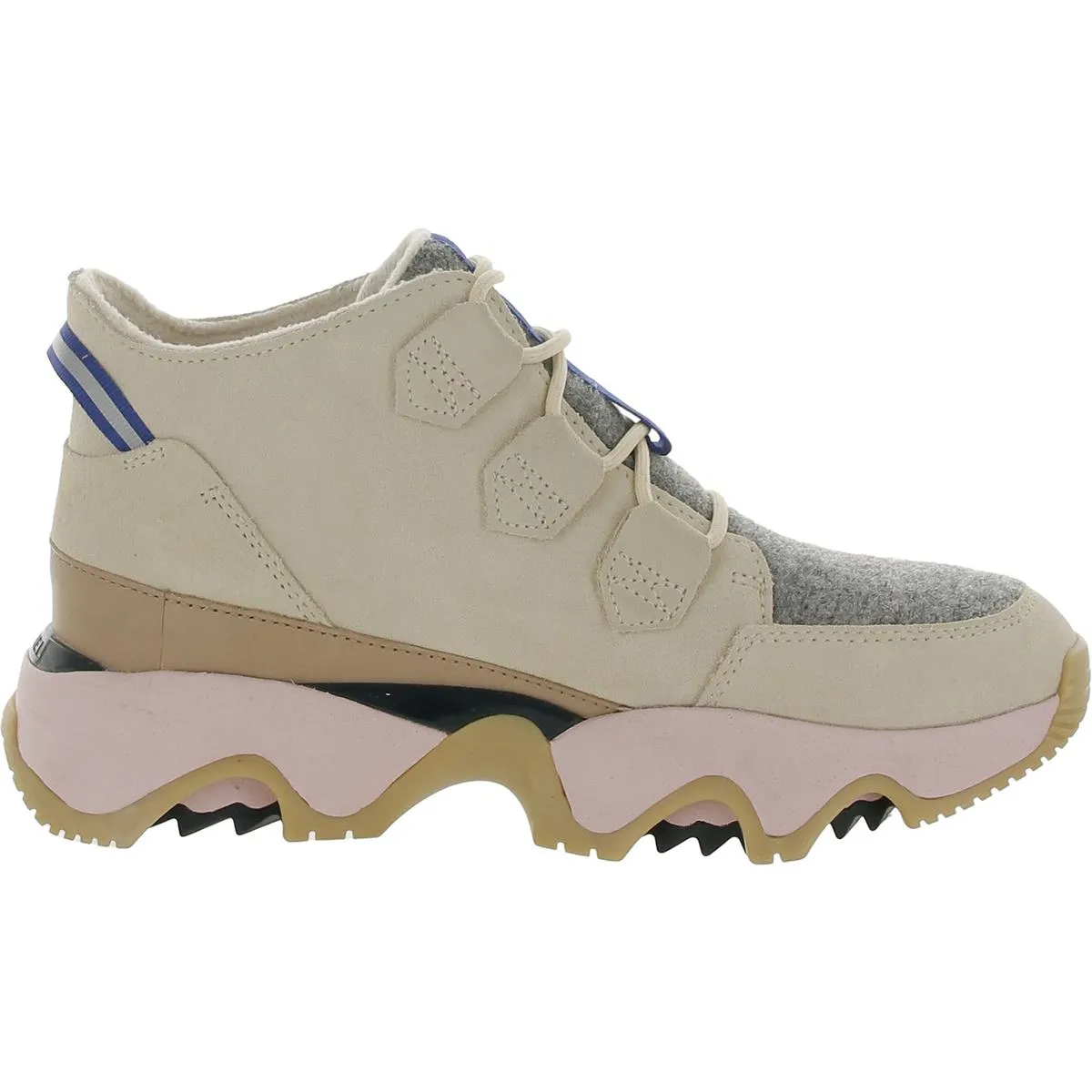 Kinetic Impact Caribou Womens Suede Outdoor Hiking Boots