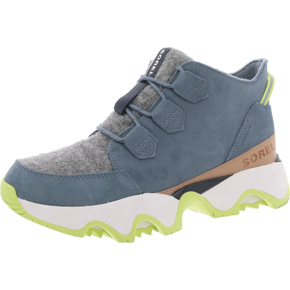 Kinetic Impact Caribou Womens Suede Outdoor Hiking Boots