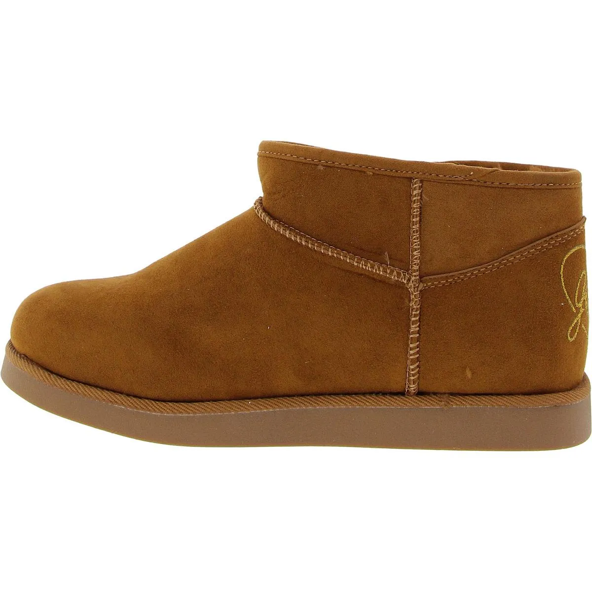 Kiona Womens Solid Manmade Ankle Boots