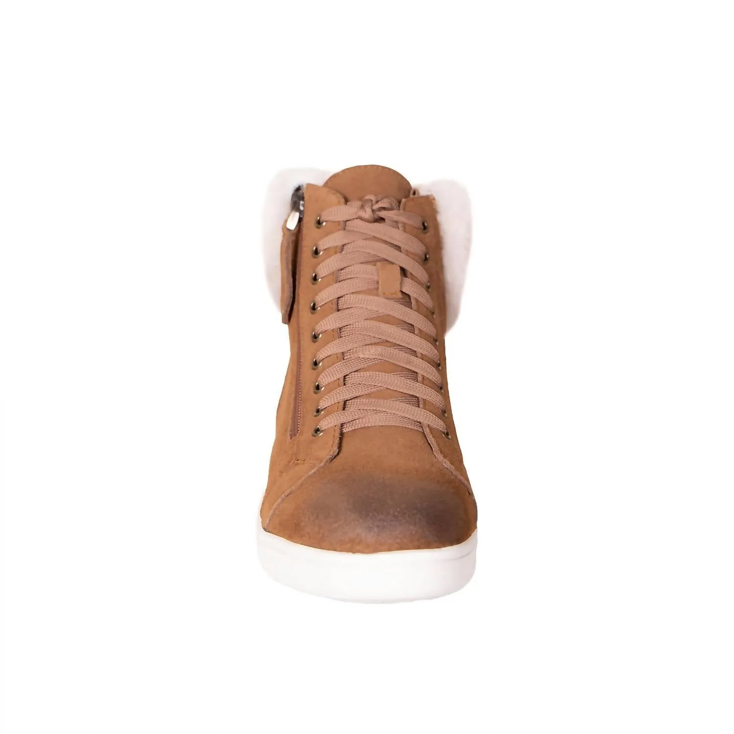 Ladies Chelsea Sneaker In Brown