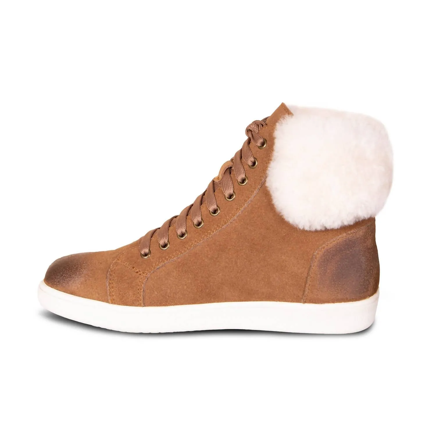 Ladies Chelsea Sneaker In Brown