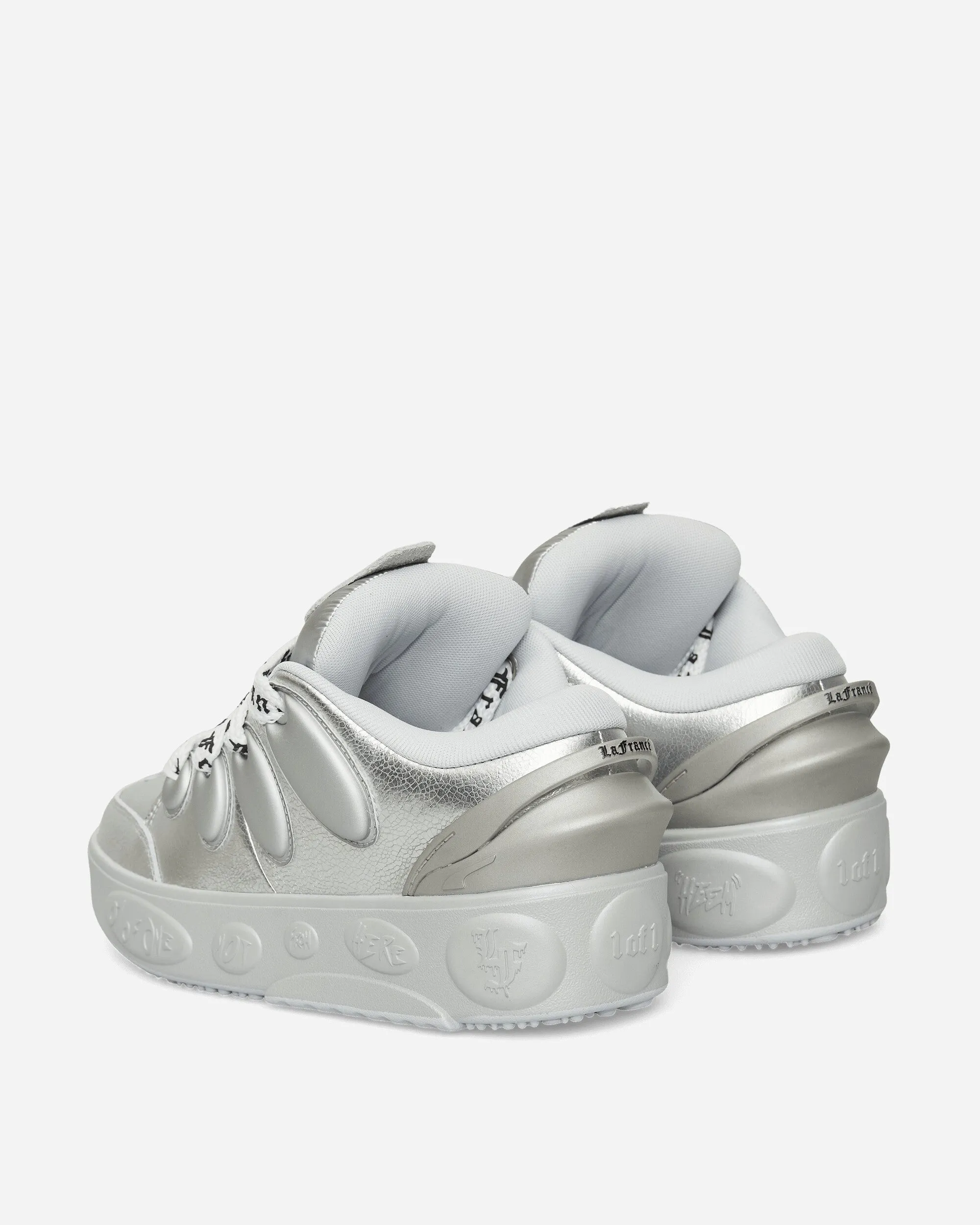 LaMelo Ball LaFranc Written in Chrome Sneakers Silver Mist